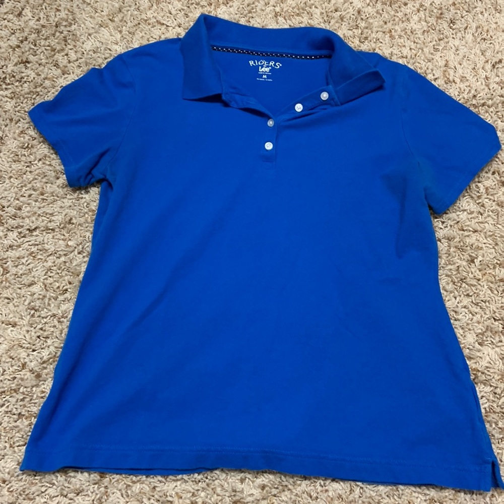 Blue Collared Shirt